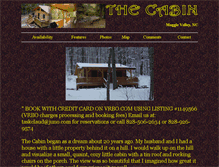 Tablet Screenshot of cabindreams.net